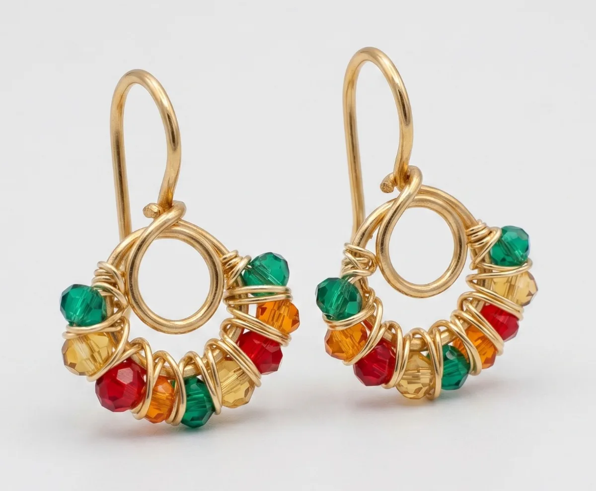 Aros colgantes - Cristal