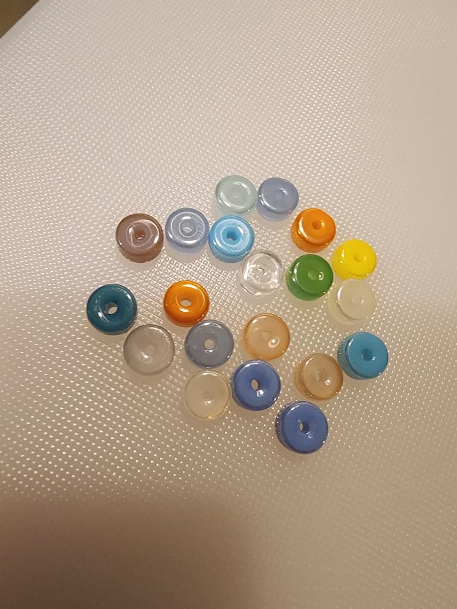 Cuentas de Vidrio/ Murano (Paq. De 25 unidades)