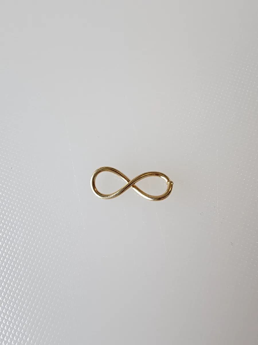 Dije Infinito (conector de pulsera o cadena)